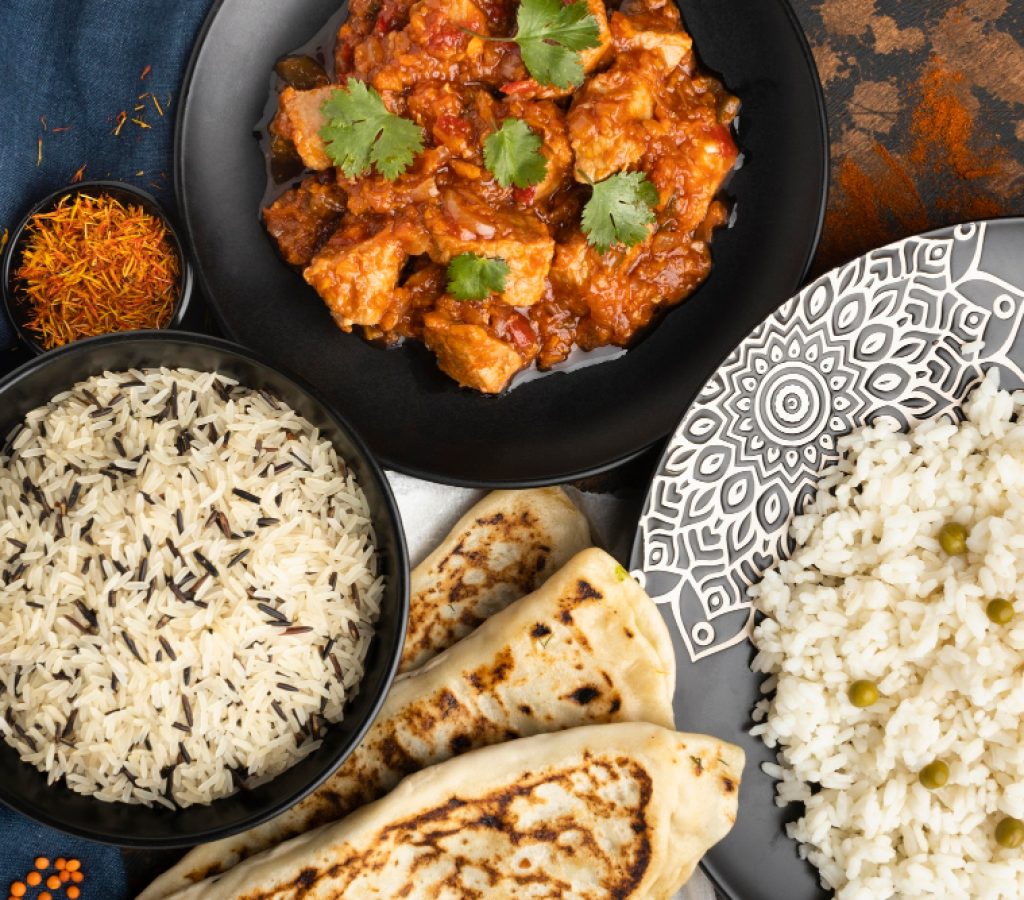 top-view-indian-food-assortment